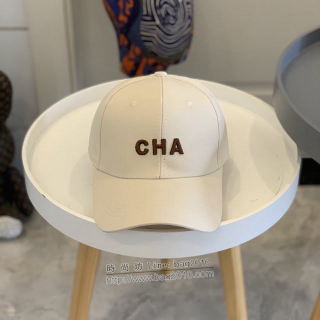 Chanel男女同款帽子 香奈兒新款字母刺繡精品棒球帽鴨舌帽  mm1641
